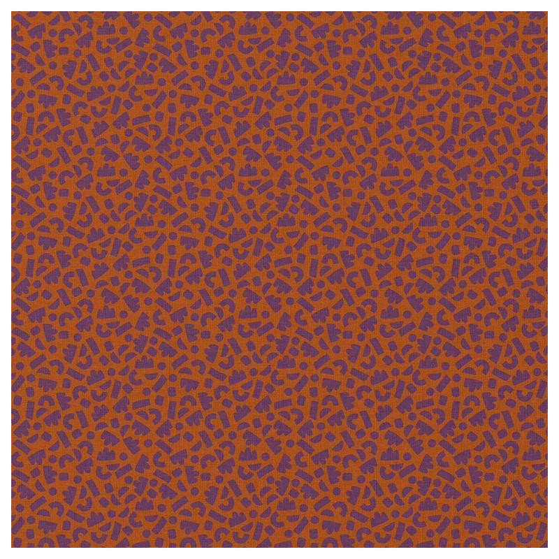 Algodón estampado TIBEANS Caramelo / Cacao